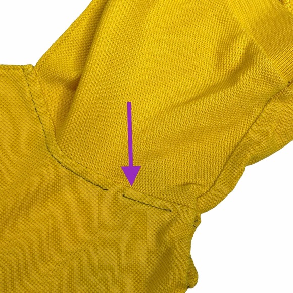 Nautica Sportswear Y2K Rugby Stripe Polo Shirt Mens Yellow Blue XL Sailing Retro - Picture 8 of 11